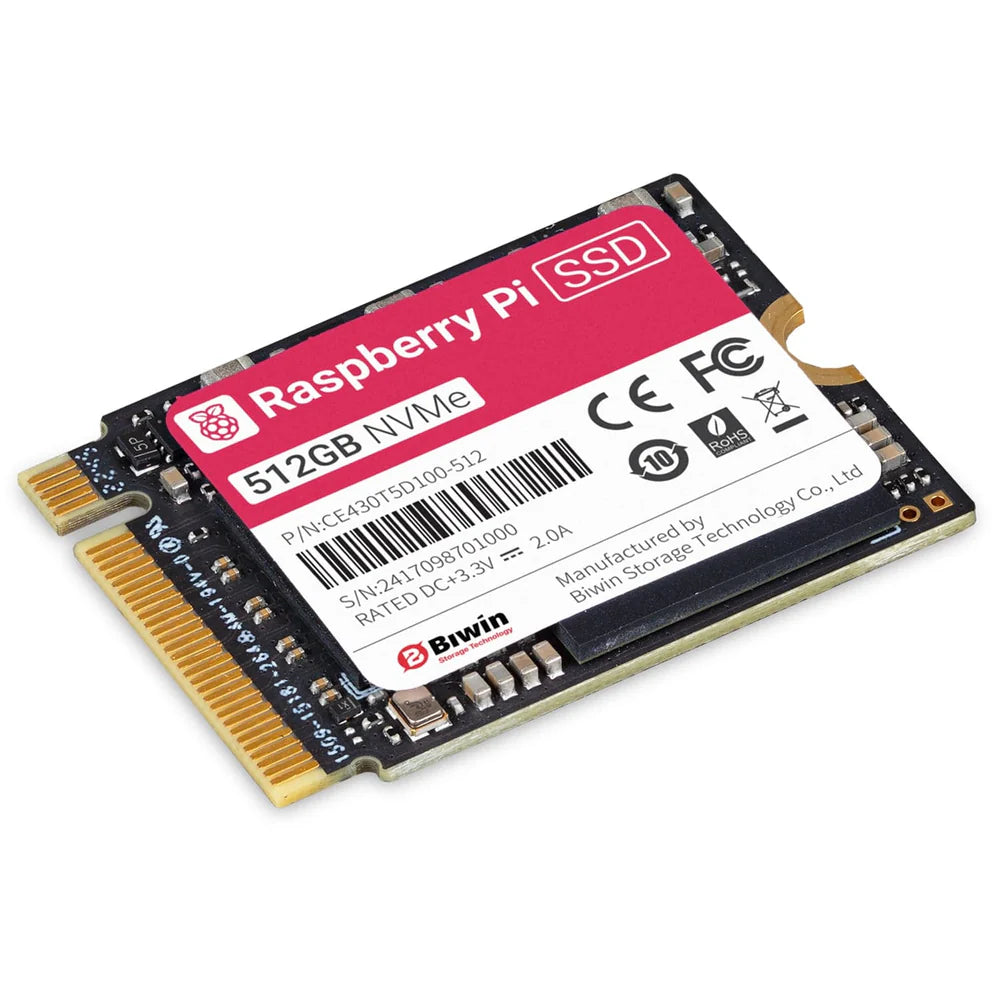 Official Raspberry Pi 512GB SSD IOPS5 50k (High Quality ) Official Raspberry Pi 512GB SSD IOPS5 50k (High Quality )